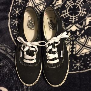 Black van sneakers